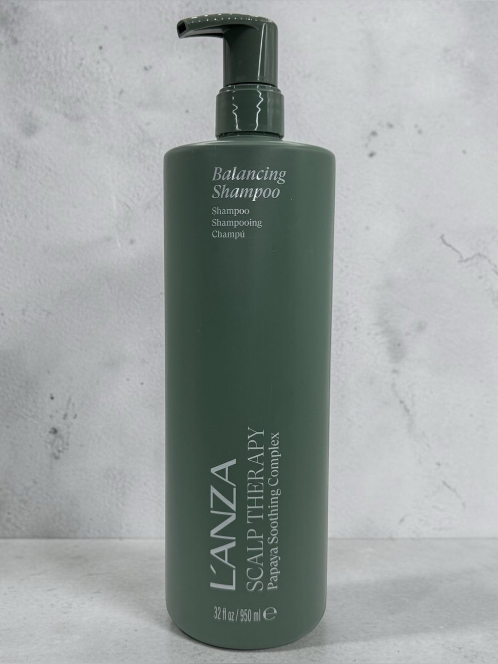 L’ANZA Scalp Therapy Balancing Shampoo 32 oz Clarifying Scalp Cleanser Papaya